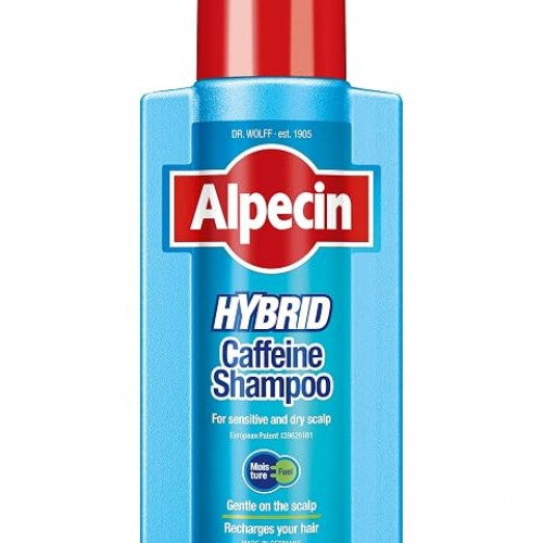 شامپو کافئین آلپسین Hybrid Sensitive Alpecin برای پوست سر خشک و حساس 