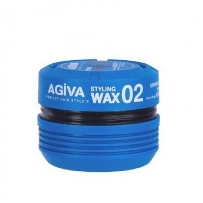 واکس مو AGIVA مدل 02 (آبی ) حجم 175 میلی لیتر آگیوا 