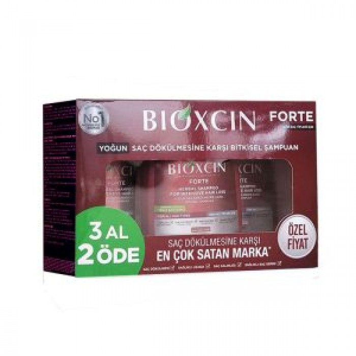 شامپو ضد ریزش Bioxcin (قرمز) مدل FORTE حجم 300 میلی لیتر ببیوکسین