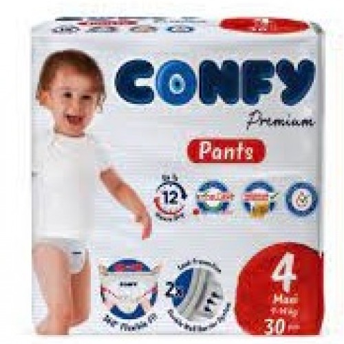 پوشک بچه شورتی سایز 4 بسته 30 عددي کانفی پوشک بچه شورتی سایز 4 بسته 30 عددي کانفی