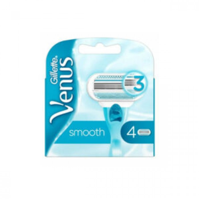 تیغ یدک زنانه Venus مدل Smooth سه لبه 4 عددی ونوس ژیلت