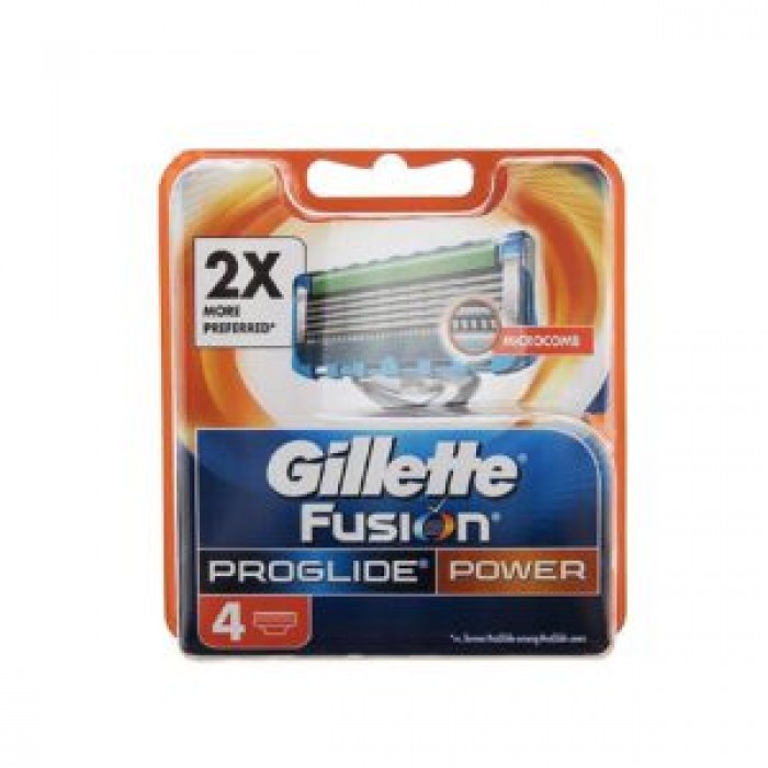 تیغ یدک Gillette مدل Fusion Proglide Power تعداد 4 عدد ژیلت