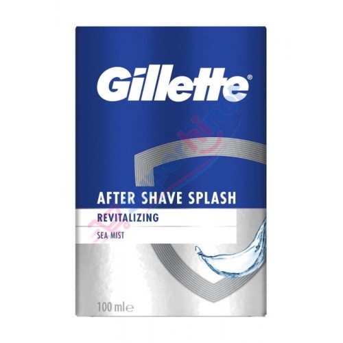 افترشیو مایع طراوتبخش ژیلت Gillette مدل Revitalizing Sea Mist حجم ۱۰۰ میلیلیتر