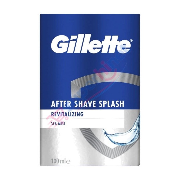 افترشیو مایع طراوتبخش ژیلت Gillette مدل Revitalizing Sea Mist حجم ۱۰۰ میلیلیتر