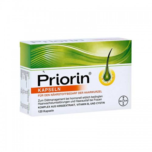 قرص ضدریزش و تقویت مو پریورین Priorin تعداد 120 عددی