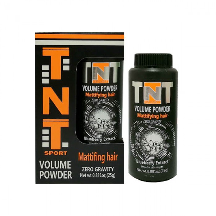 پودر حالت دهنده مو تی ان تی TNT مدل Mattifing HAIR نارنجی وزن 25 گرم تی ان تی