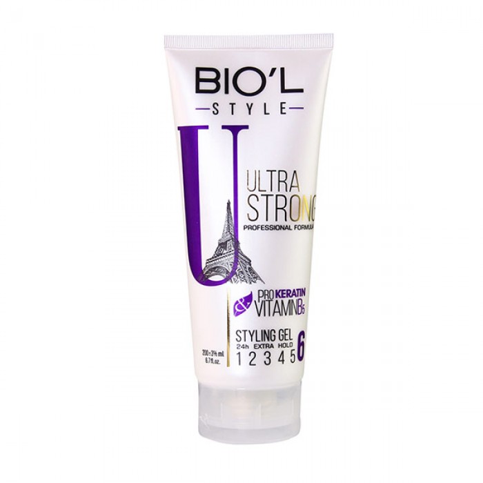 ژل حالت دهنده مو مدل ULTRA STRONG تیوپی حجم 200 ميلي ليتر بيول  