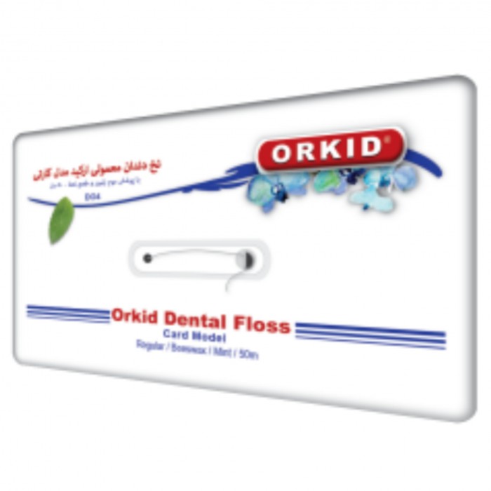 نخ دندان معمولی مدل کارتی ارکید